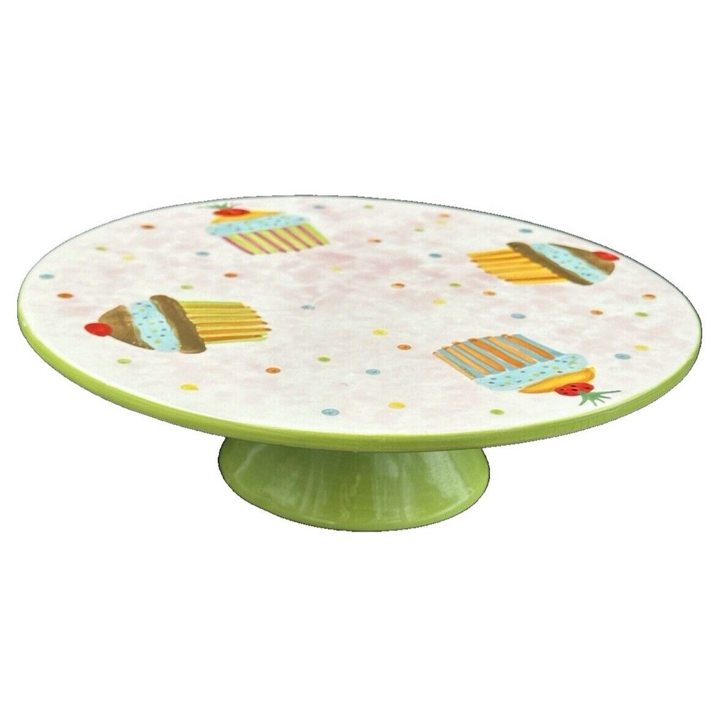 Cupcake Collection by Joy Pedestal Platter for Cupcakes and Cookies